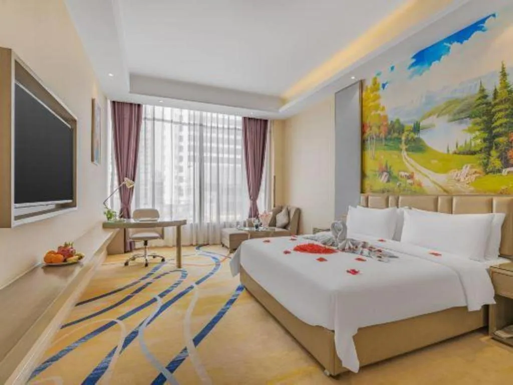 Bed in Venus International Hotel Kunming Baiyun Road Tongde Square