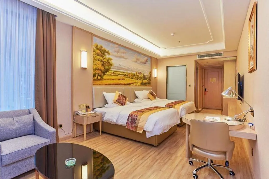 Bed in Vienna Hotel Fuzhou University Town Boshihou