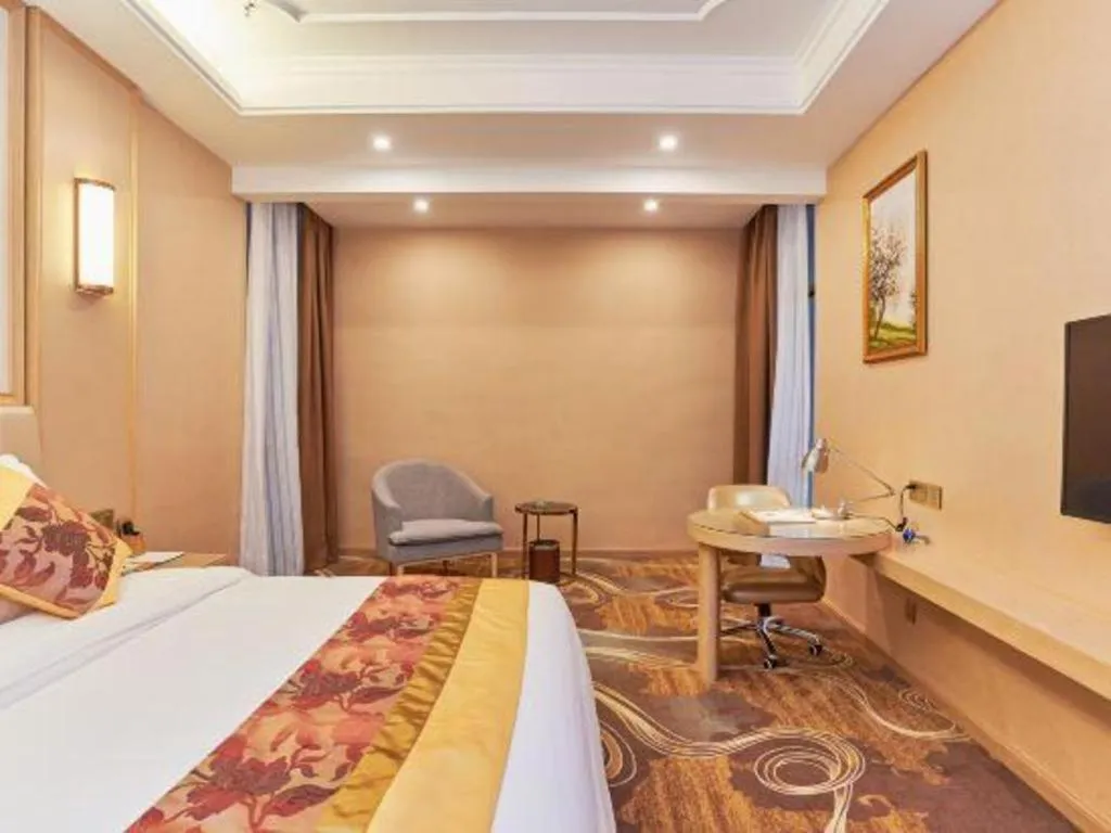 Bed in Vienna Hotel Fuzhou University Town Boshihou