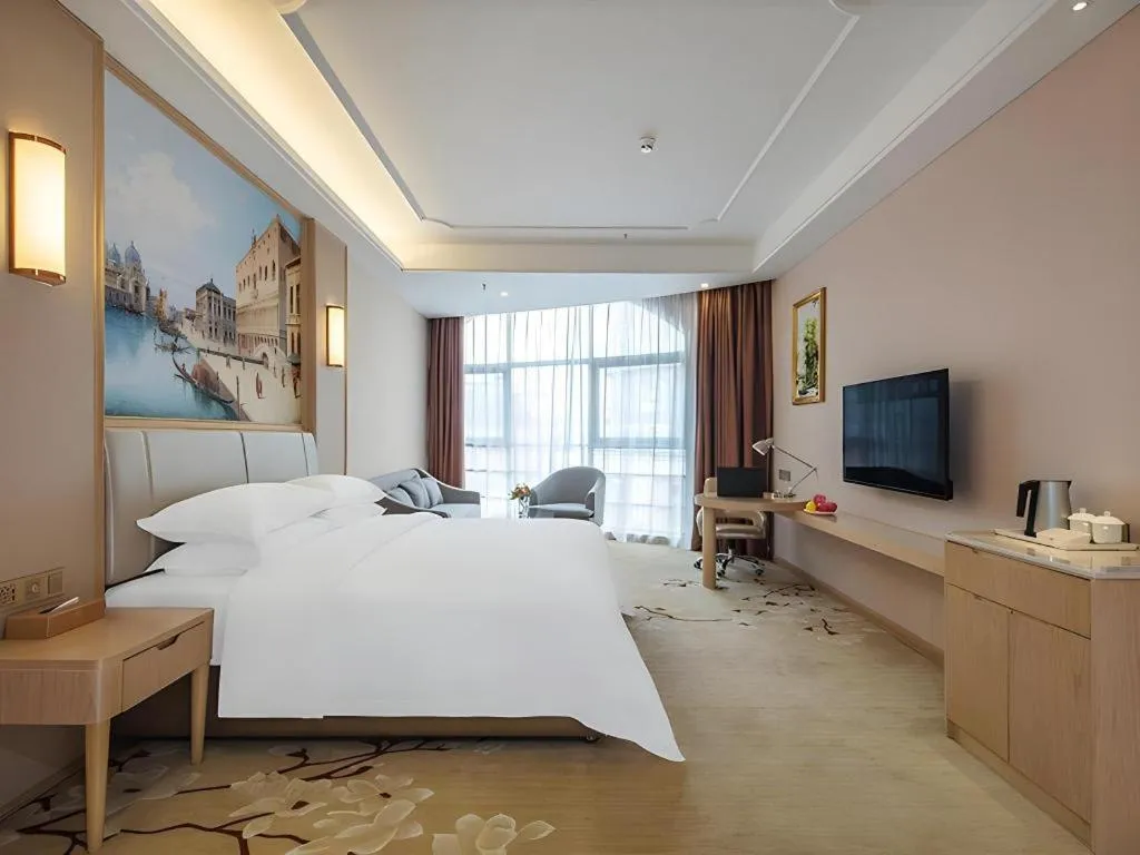 Bed in Vienna Hotel Fuzhou University Town Boshihou