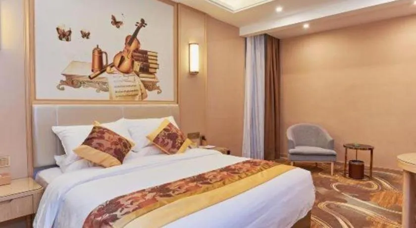 Bed in Vienna Hotel Fuzhou University Town Boshihou