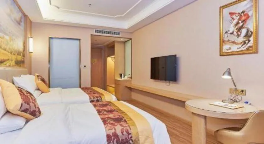 Bed in Vienna Hotel Fuzhou University Town Boshihou