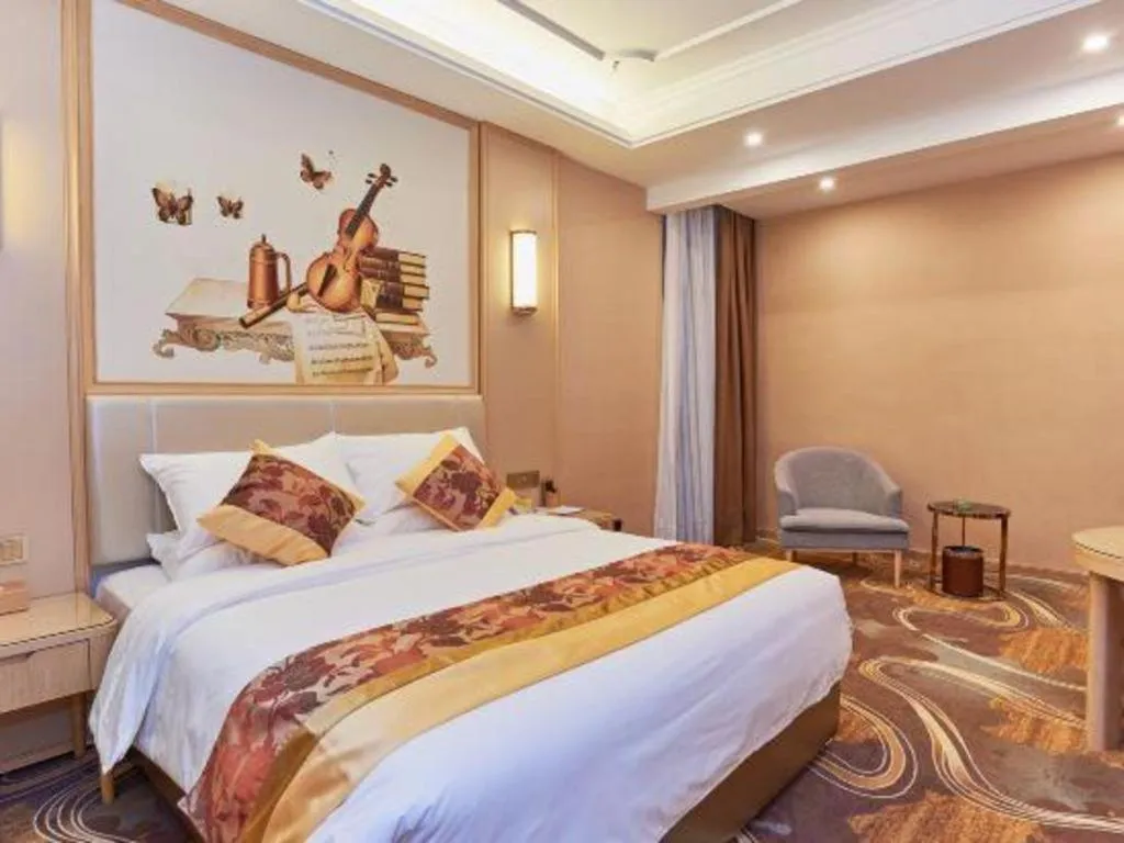 Bed in Vienna Hotel Fuzhou University Town Boshihou