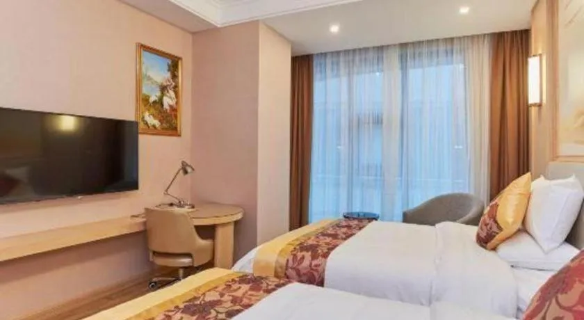 Bed in Vienna Hotel Fuzhou University Town Boshihou