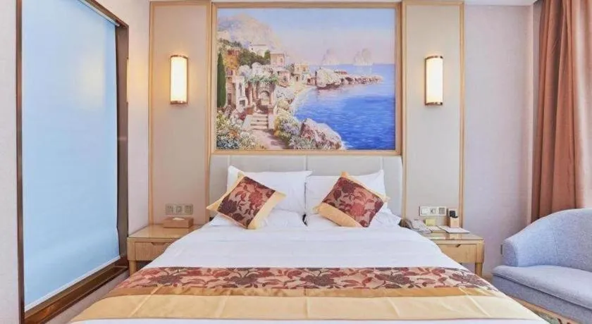 Bed in Vienna Hotel Fuzhou University Town Boshihou