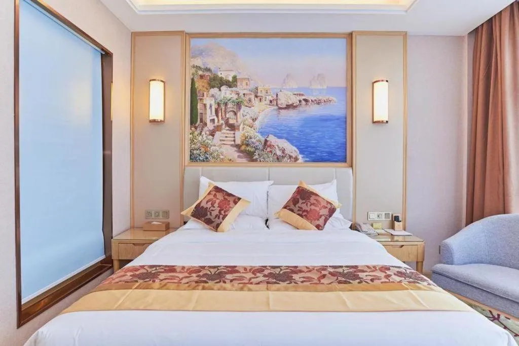 Bed in Vienna Hotel Fuzhou University Town Boshihou