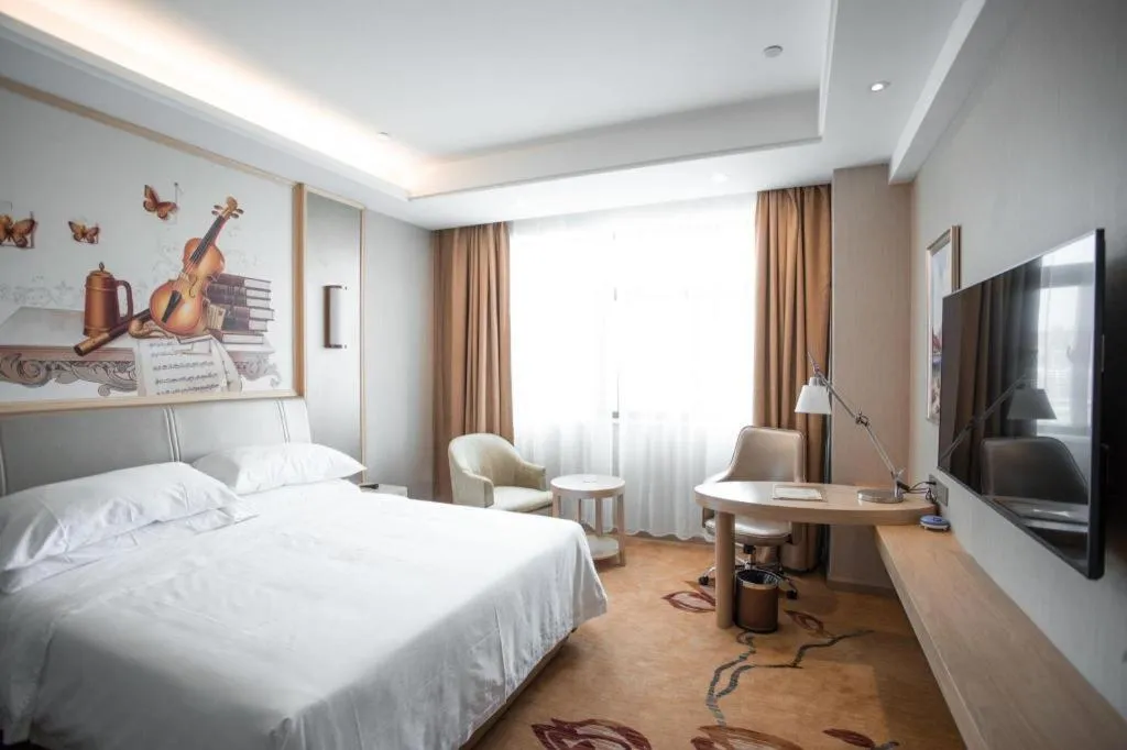 Bed in Vienna Hotel Shaanxi Weinan Shengli Street Railway Station