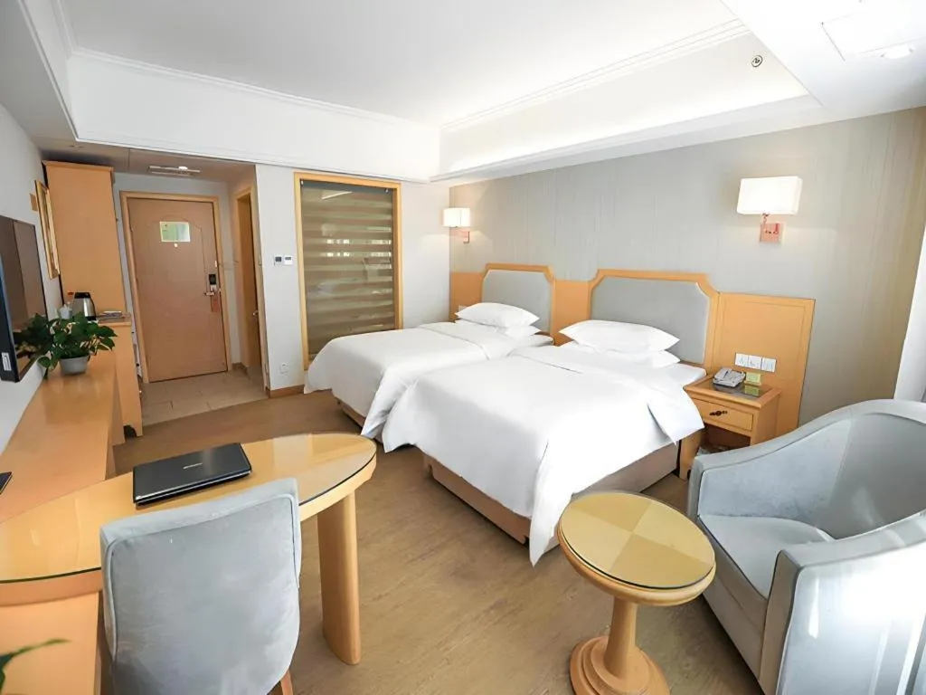 Bed in Vienna Hotel Shaanxi Weinan Shengli Street Railway Station