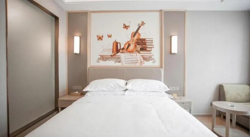 Bed in Vienna Hotel Shaanxi Weinan Shengli Street Railway Station