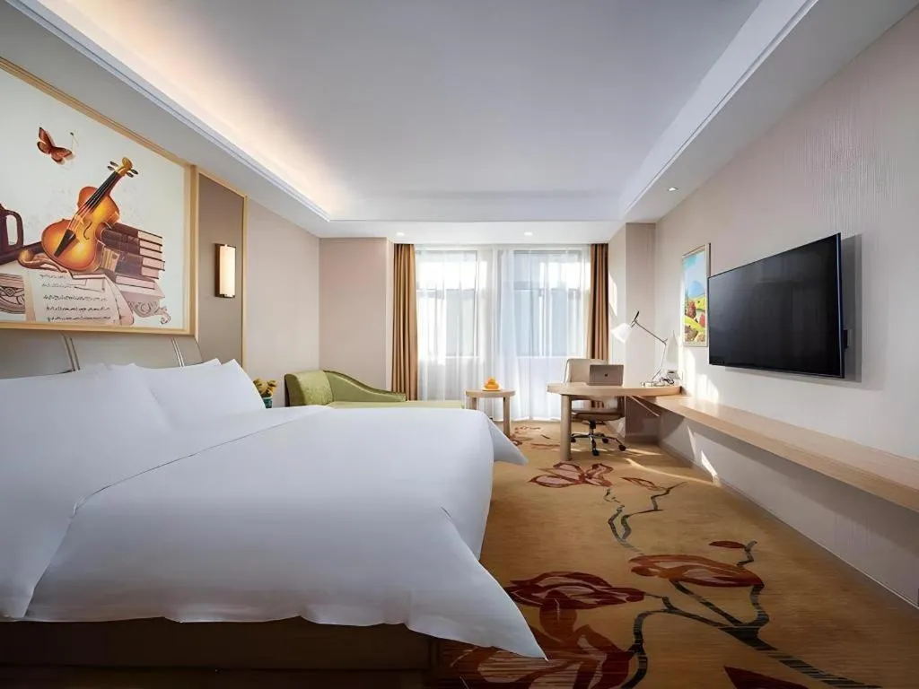 Bed in Vienna Hotel Shaanxi Weinan Shengli Street Railway Station