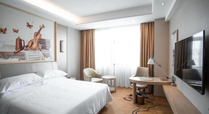 Bed in Vienna Hotel Shaanxi Weinan Shengli Street Railway Station