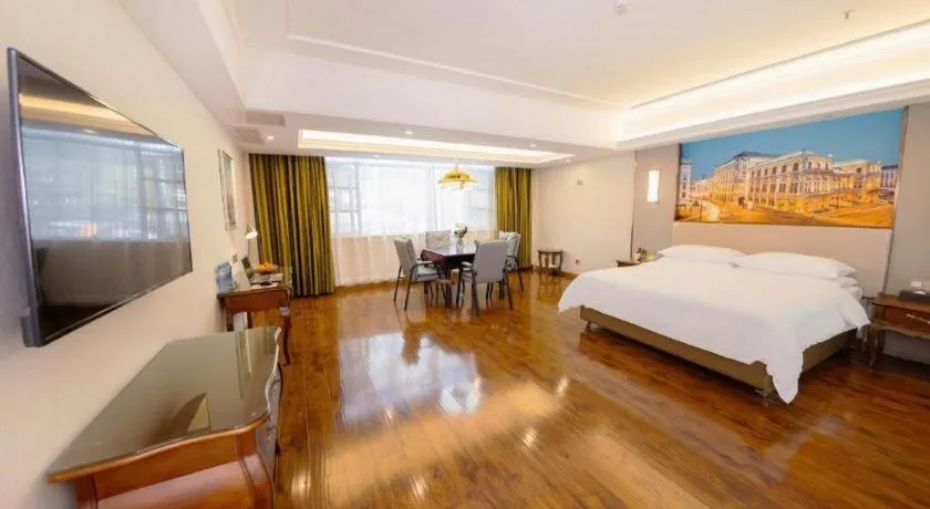 Bed in Vienna Hotel Jiangxi Fuzhou Lichuan Kangshu