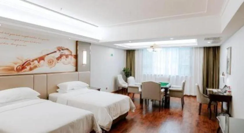 Bed in Vienna Hotel Jiangxi Fuzhou Lichuan Kangshu