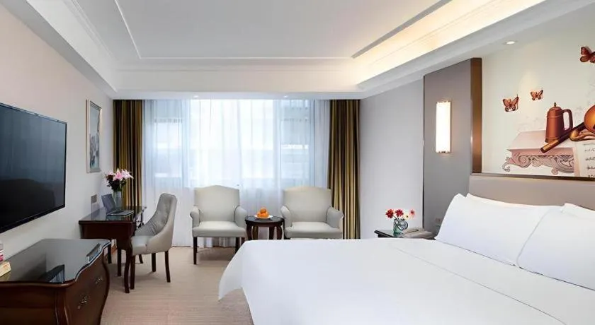 Bed in Vienna Hotel Jiangxi Fuzhou Lichuan Kangshu