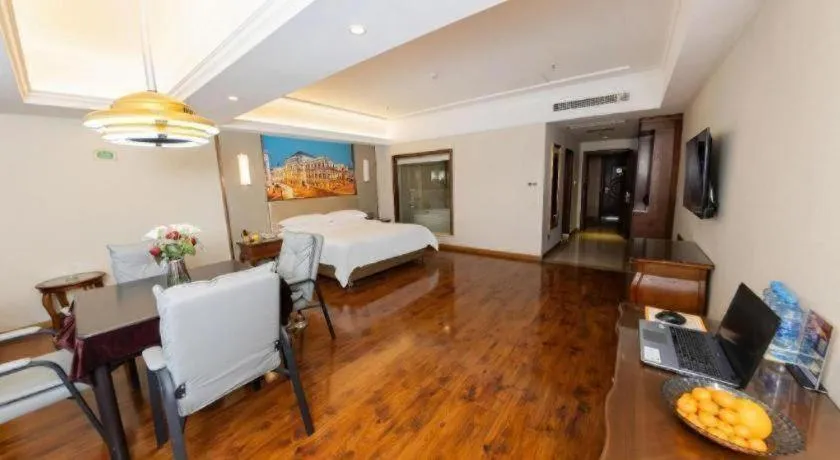 Bed in Vienna Hotel Jiangxi Fuzhou Lichuan Kangshu