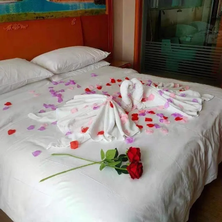 Bed in Vienna Hotel Qinghai Dachaidan