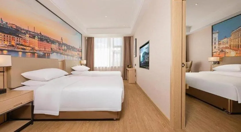 Bed in Vienna Hotel Qinghai Dachaidan