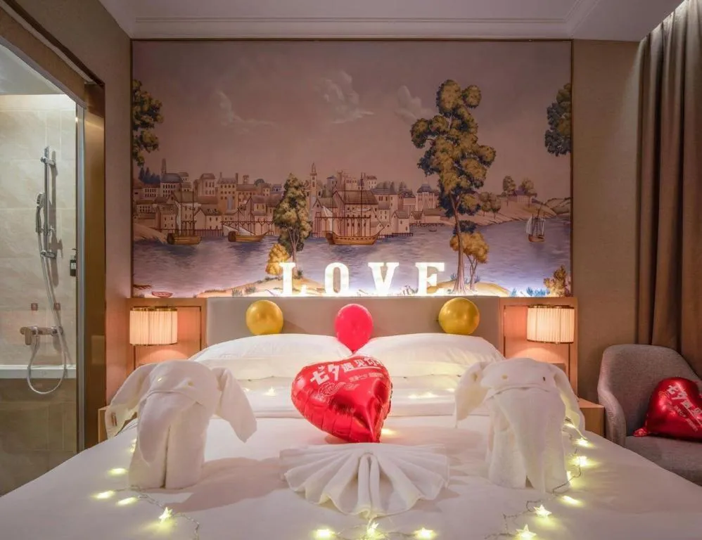 Bed in Vienna Hotel Hangzhou East Railway Station West Square