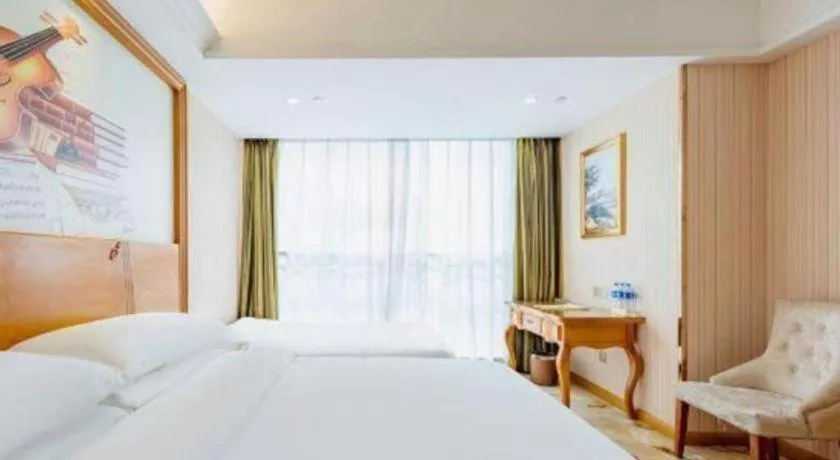 Bed in Vienna Hotel Hebei Hengshui High-Speed Railway Station