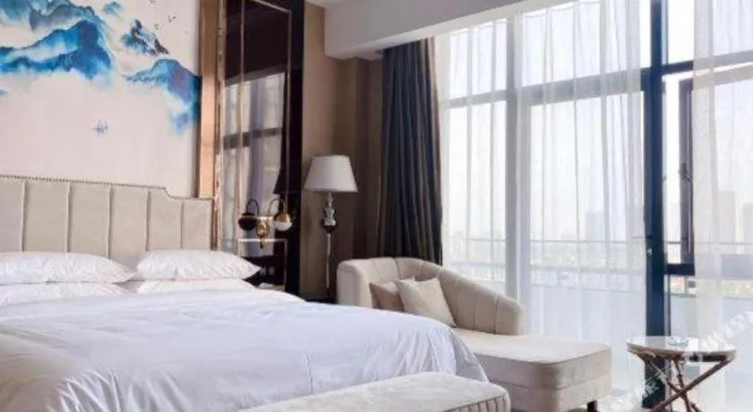 Bed in Venus Resort and Restaurant Changsha Songya Lake Weilai Mancheng