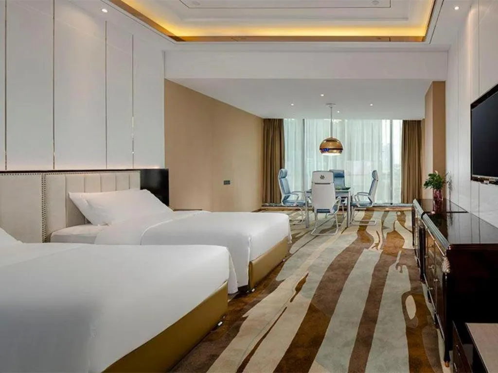 Bed in Venus Resort and Restaurant Changsha Songya Lake Weilai Mancheng