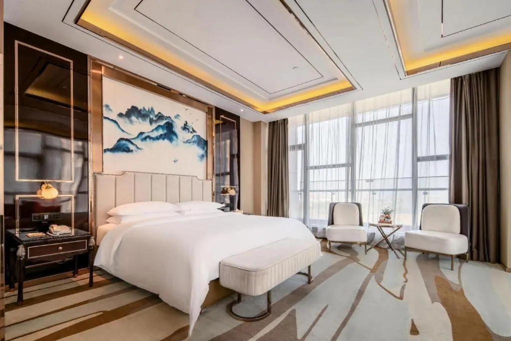 Bed in Venus Resort and Restaurant Changsha Songya Lake Weilai Mancheng