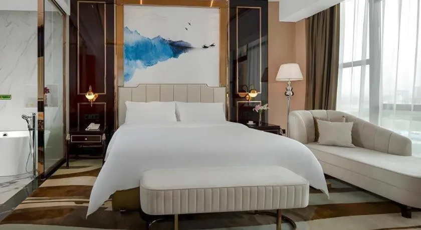 Bed in Venus Resort and Restaurant Changsha Songya Lake Weilai Mancheng