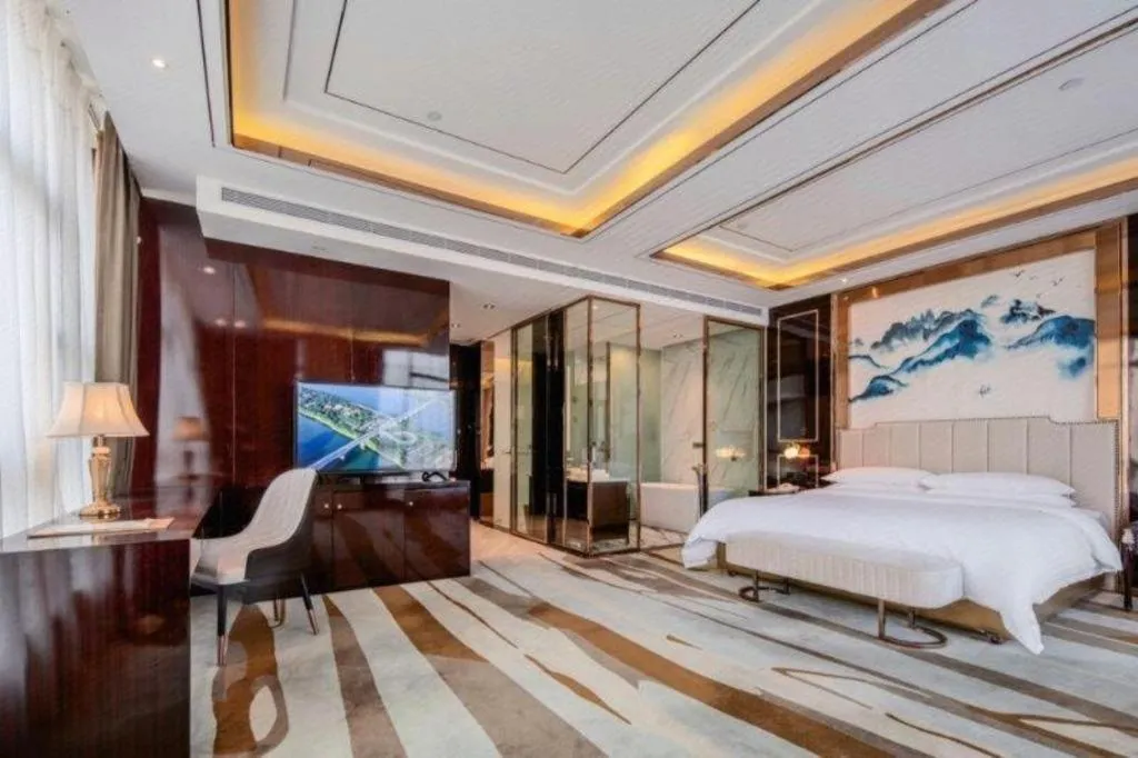 Bed in Venus Resort and Restaurant Changsha Songya Lake Weilai Mancheng