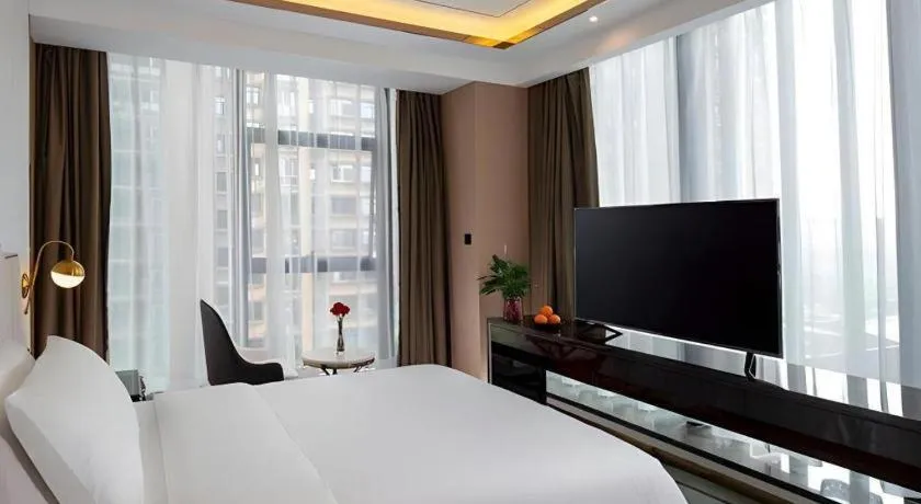Bed in Venus Resort and Restaurant Changsha Songya Lake Weilai Mancheng