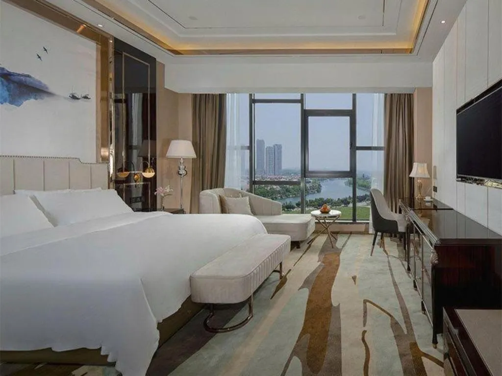 Bed in Venus Resort and Restaurant Changsha Songya Lake Weilai Mancheng