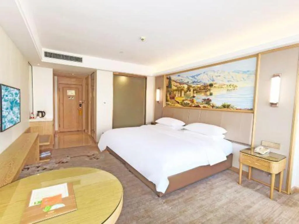 Bed in Vienna Hotel Guangdong Shantou Chaoyang Heping