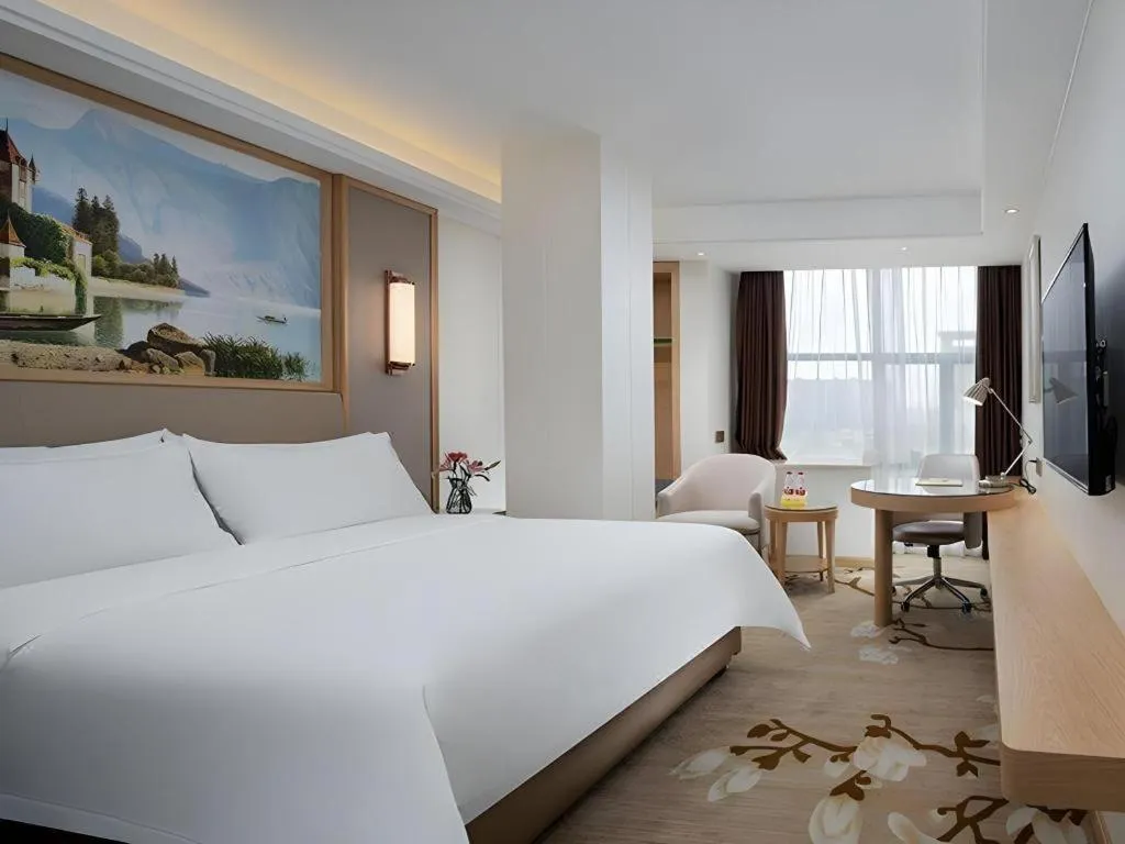 Bed in Vienna Hotel Guangdong Shantou Chaoyang Heping