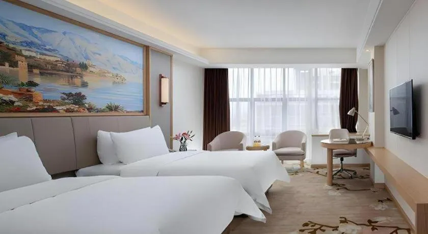 Bed in Vienna Hotel Guangdong Shantou Chaoyang Heping