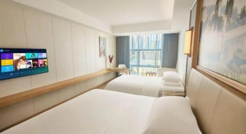 Bed in Vienna Hotel Guangdong Shantou Chaoyang Heping