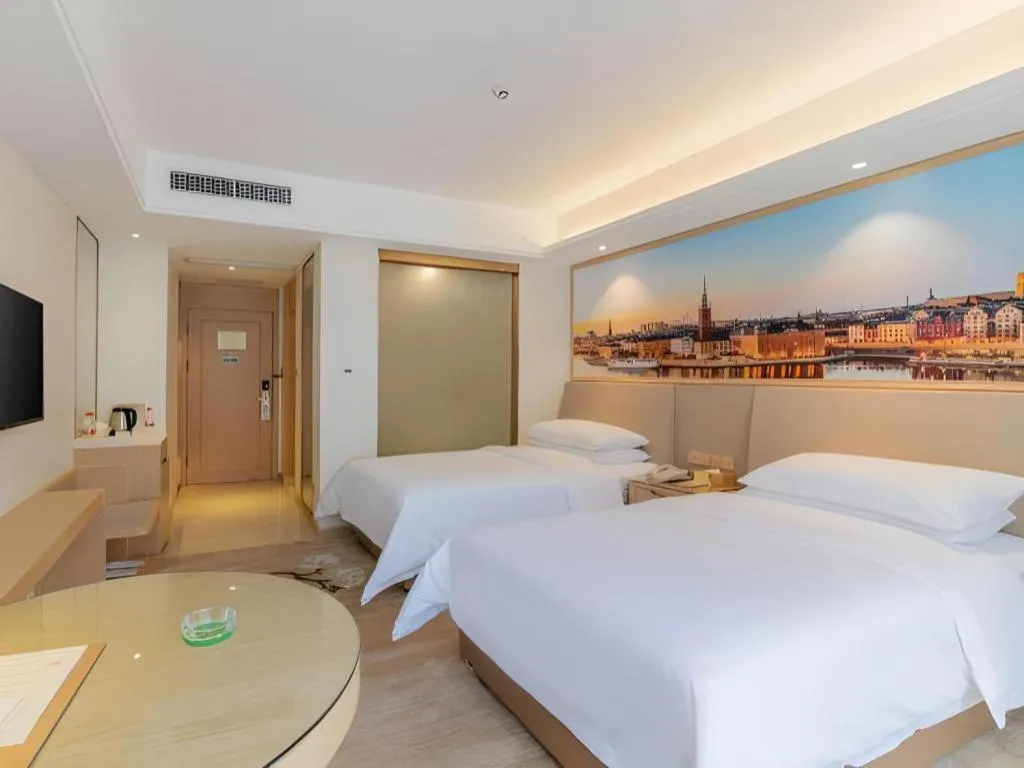 Bed in Vienna Hotel Guangdong Shantou Chaoyang Heping