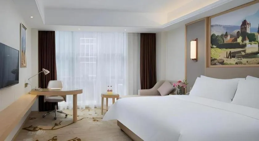 Bed in Vienna Hotel Guangdong Shantou Chaoyang Heping