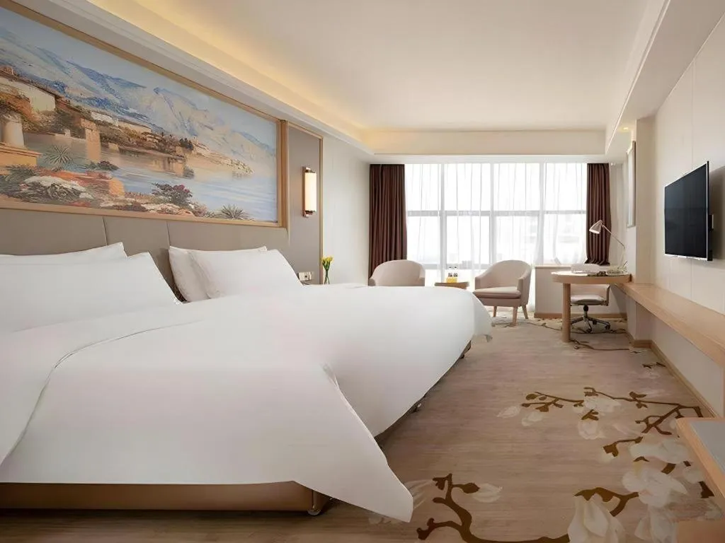 Bed in Vienna Hotel Guangdong Shantou Chaoyang Heping