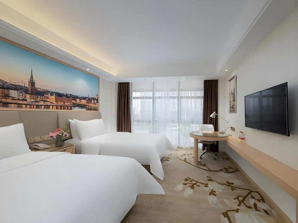 Bed in Vienna Hotel Guangdong Shantou Chaoyang Heping