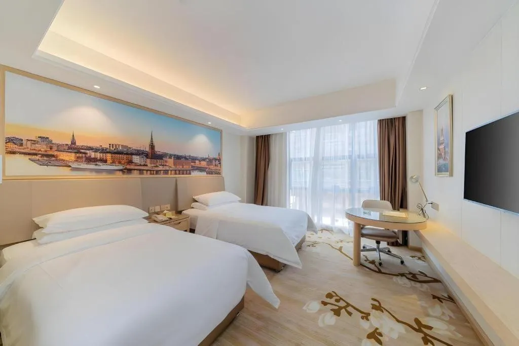 Bed in Vienna Hotel Guangdong Shantou Chaoyang Heping