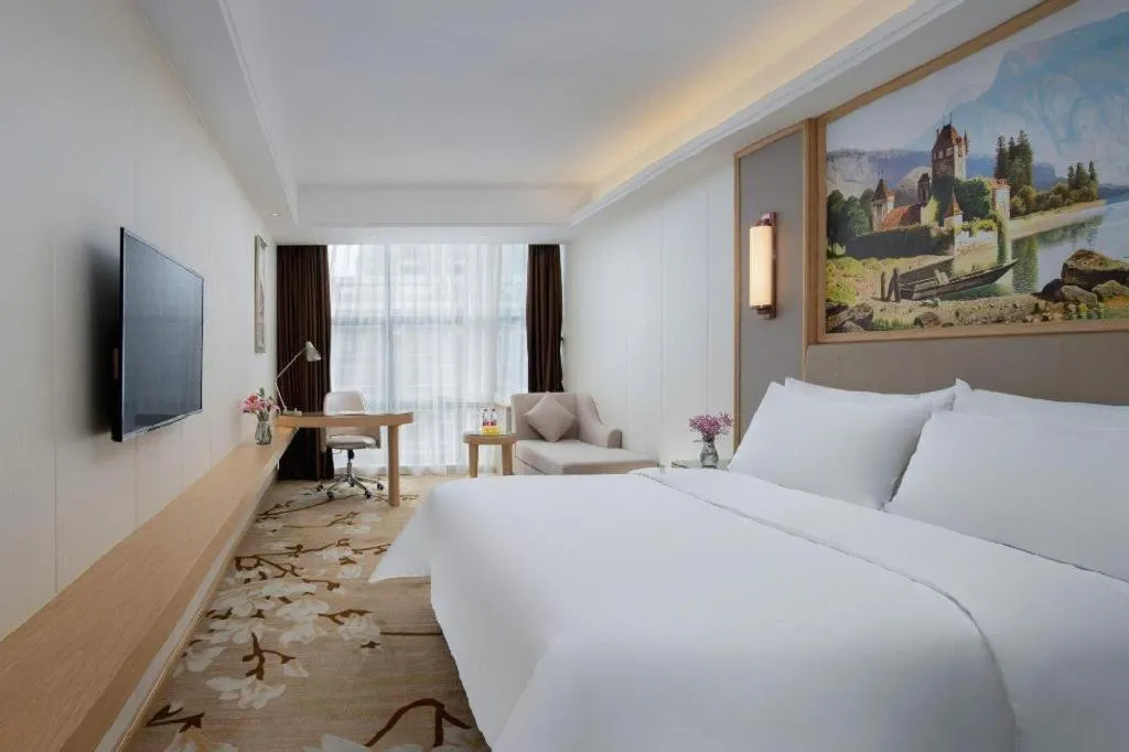 Bed in Vienna Hotel Guangdong Shantou Chaoyang Heping