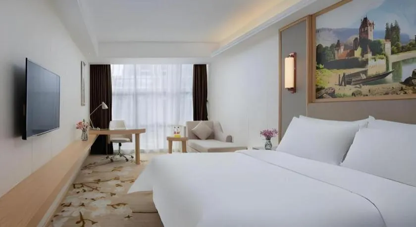 Bed in Vienna Hotel Guangdong Shantou Chaoyang Heping