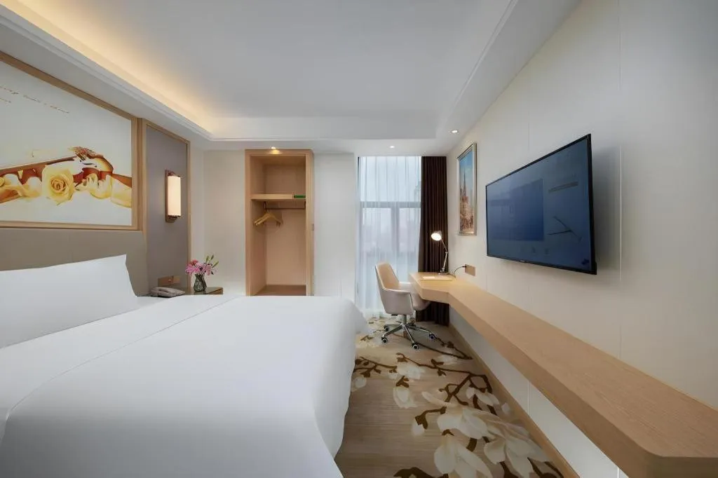 Bed in Vienna Hotel Guangdong Shantou Chaoyang Heping