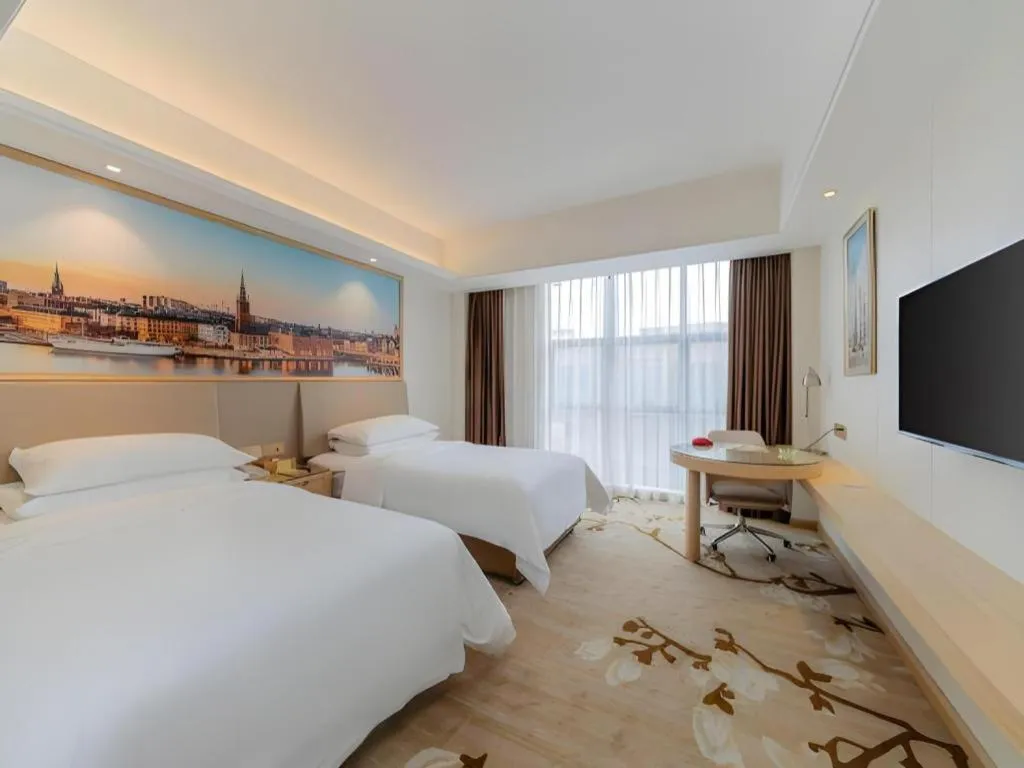 Bed in Vienna Hotel Guangdong Shantou Chaoyang Heping