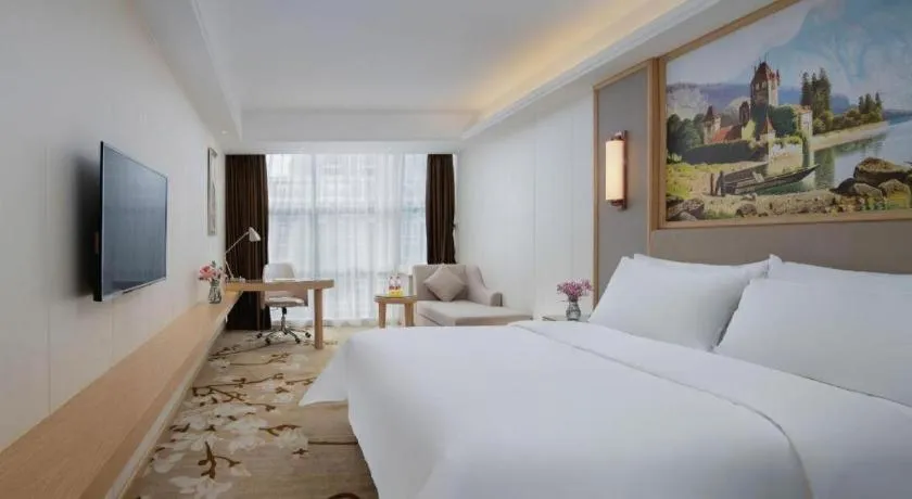 Bed in Vienna Hotel Guangdong Shantou Chaoyang Heping