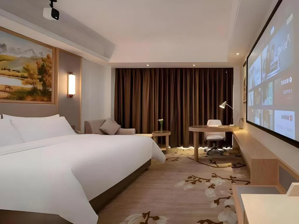 Bed in Vienna Hotel Guangdong Shantou Chaoyang Heping