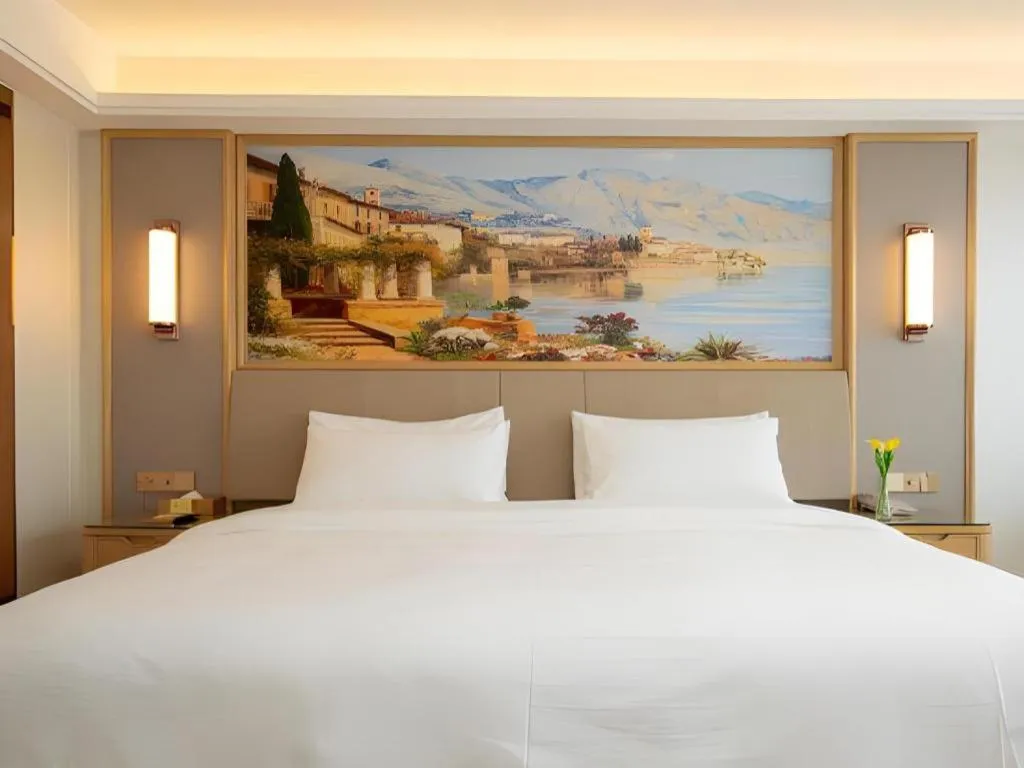 Bed in Vienna Hotel Guangdong Shantou Chaoyang Heping