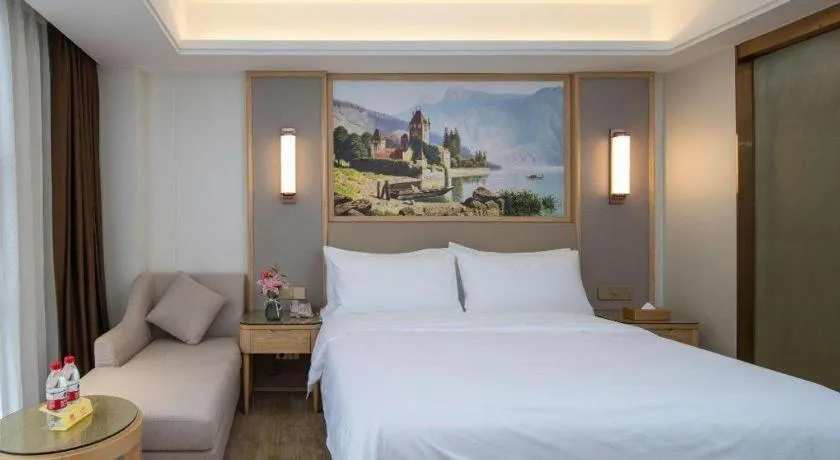 Bed in Vienna Hotel Guangdong Shantou Chaoyang Heping