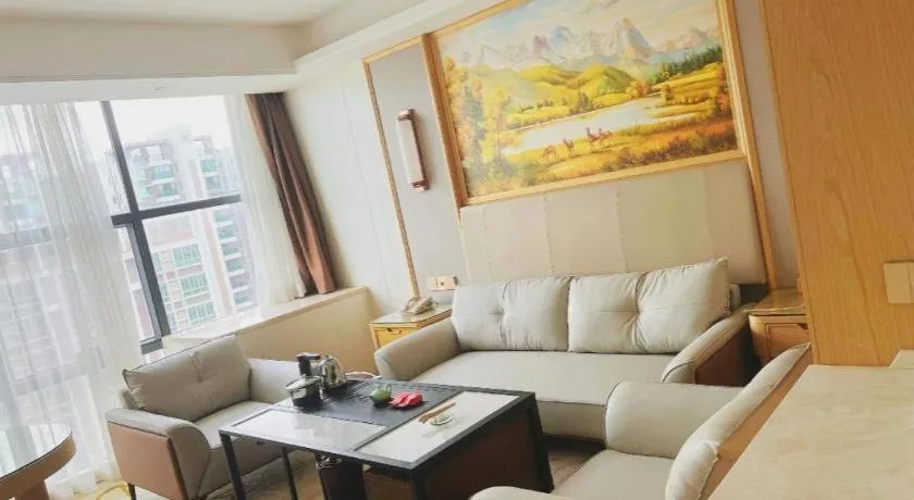 Bed in Vienna Hotel Guangdong Shantou Chaoyang Heping