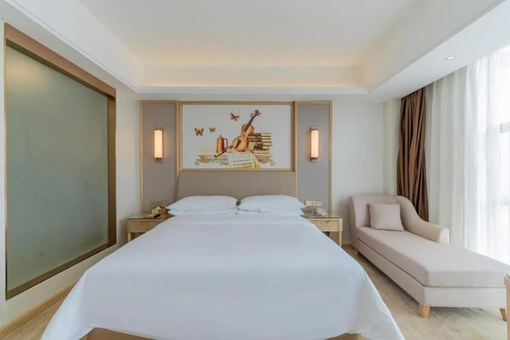 Bed in Vienna Hotel Guangdong Shantou Chaoyang Heping