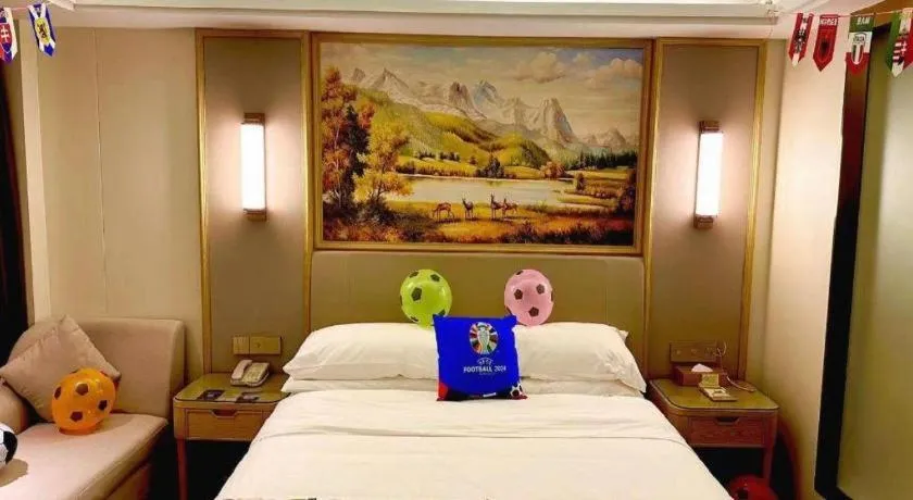 Bed in Vienna Hotel Guangdong Shantou Chaoyang Heping